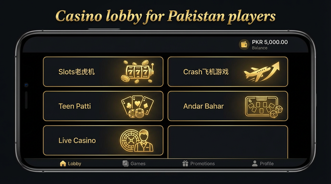 Lobby view of bet939 for Pakistan users - 4